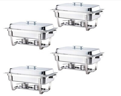 Royal ford 9L Stainless Steel Chaffing Dish. with 3 compartments