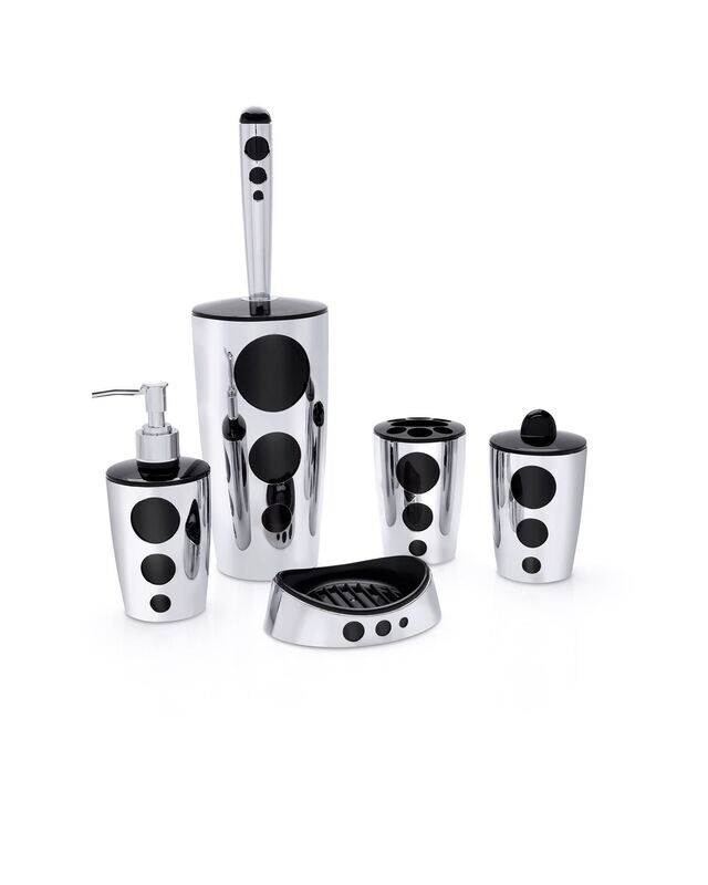 Flora Punto bathroom set Chrome 5 PCS F326