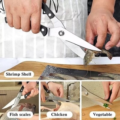 Premium Poultry Scissors Shears - Versatile Kitchen Tool for Precise Cutting
