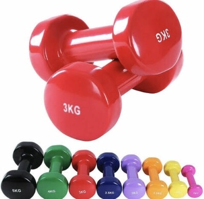 Generic Dumbbell | Hex neoprene Dumbbells 4KG 2pcs #DB020-4KG