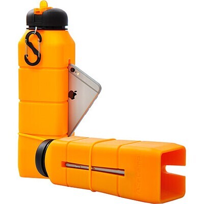 Acecamp Sound Bottle Orange Holds 26 Fl Oz (760ml) Silicone 1580