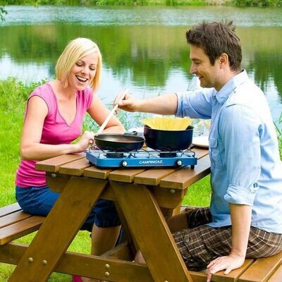 Campingaz Camping Stove BASE CAMP 30424 - Portable Culinary Marvel for Outdoor Adventures