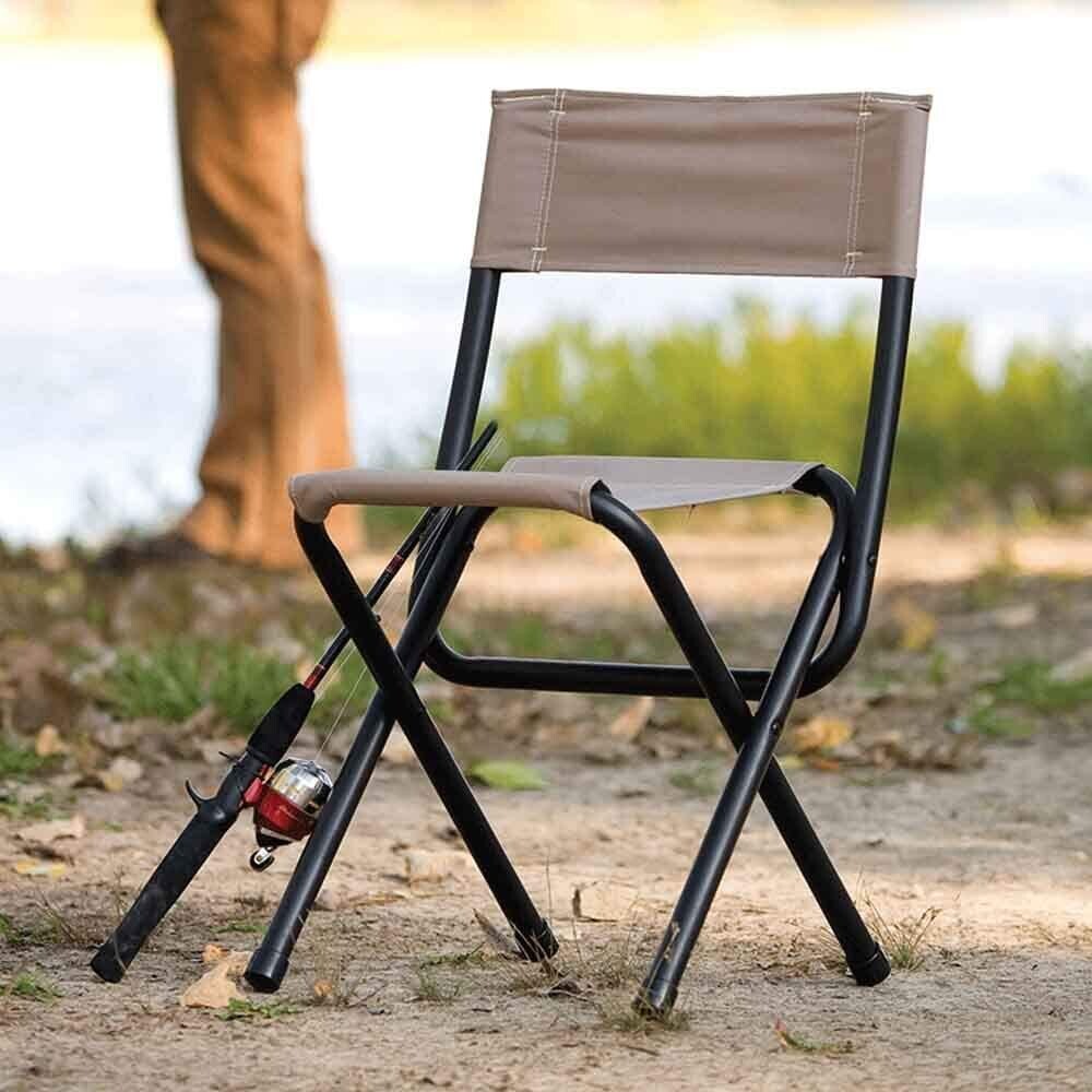 Coleman Folding Camping Chair | Woodsman II Portable Outdoor Chair, 17" x 17.5"