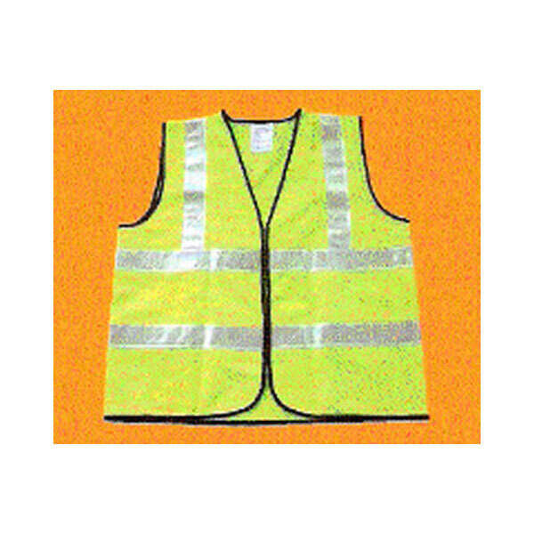 SLEEVELESS REFLECTIVE VEST HEAVY QUALITY – ORANGE COLOR, 100GSM BSV402