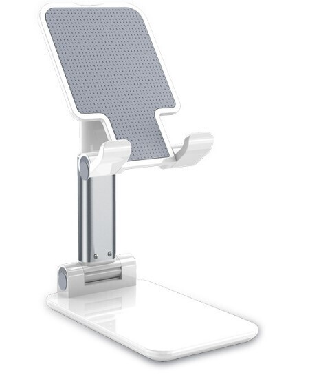 Foldable Telescopic Desktop Stand Silicone Non-slip Mobile Phone Stand Can Live Broadcast Stand Mini Portable Stand Model SH-T4DPH BLACK