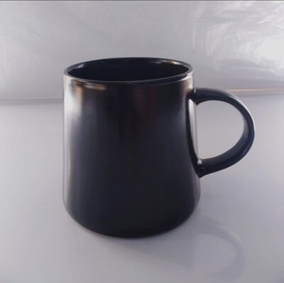 Sundabest Gourd shaped ceramic mug cup 450ml #809 Black