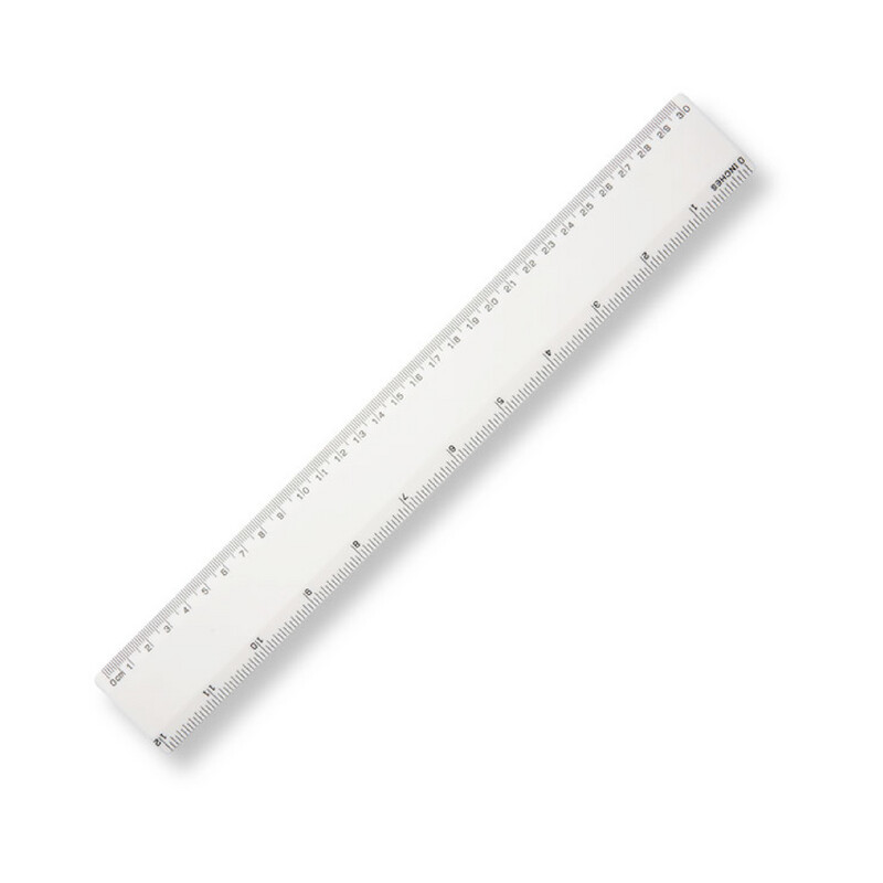 MF20102 Smart Plastic Ruler (30cm, 10-Pack)