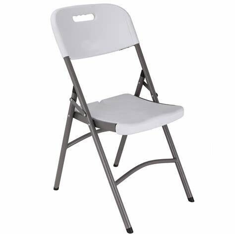 Foldable Plastic Chair White (SN-560)