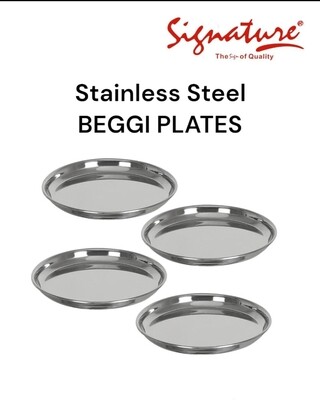 Signature 18cm stainless steel beggi plates
