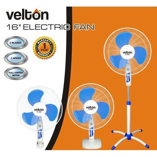 VELTON 16 Inch 3-In-1 Fan (Stand, Table, Wall) VSF- 40602
