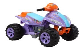 Children Ride on Toy Electric ATV Motorcycle PURPLE