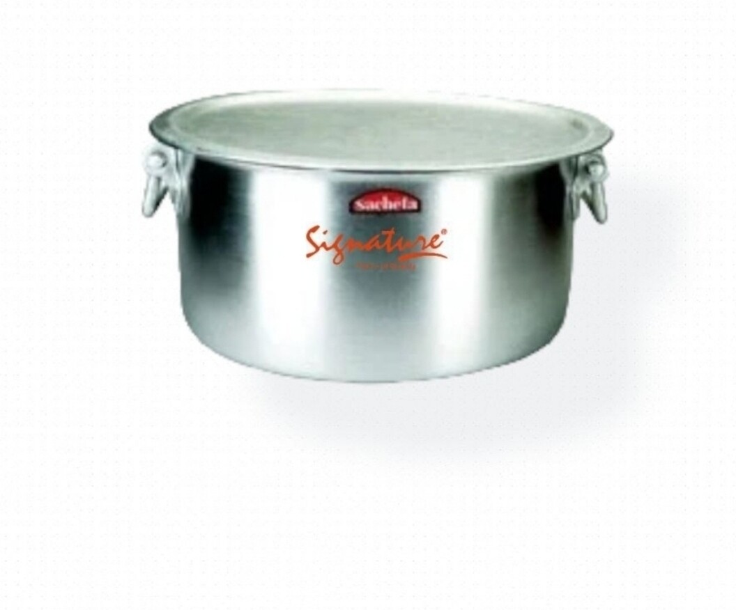 Signature heavy duty aluminium sufuria with lid 80Litres
