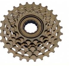 High-Quality Bicycle Freewheel 7 Speed - Chrome Plated Finish FRW-012-CP