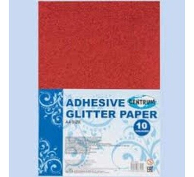 A4 Adhesive Glitter Paper 10 Sheets - Sparkle and Shine in Every Craft 87718