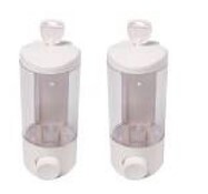Soap dispenser white & clear in coloured gift box H1924