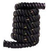 Exercise Batter Ropes 3-strand, 9m*38mm, polyester  Φ38mm* 9M JY-BR0938