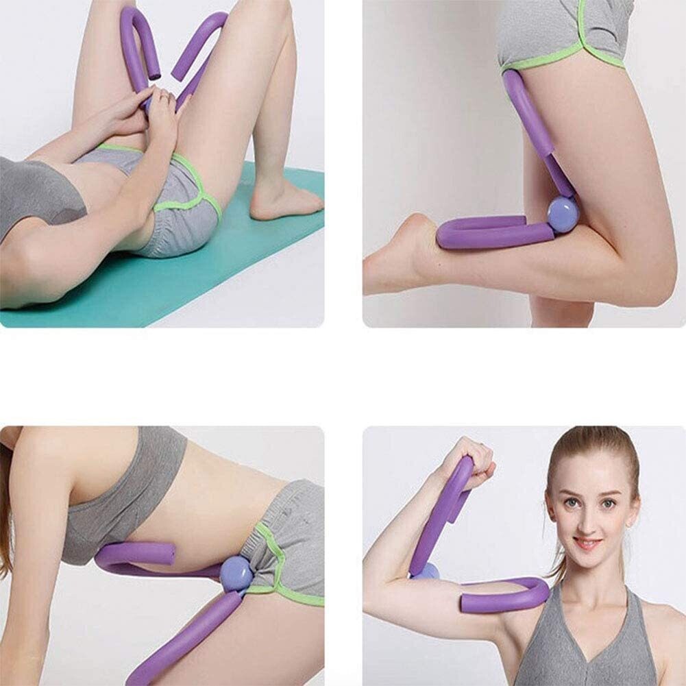 Thigh Exercisers Arm Muscle Chest Waist Trainer Gym Home Fitness Workout Machine Stovepipe Clip Beautiful Leg Instrument (2 Pcs) SC-AT100