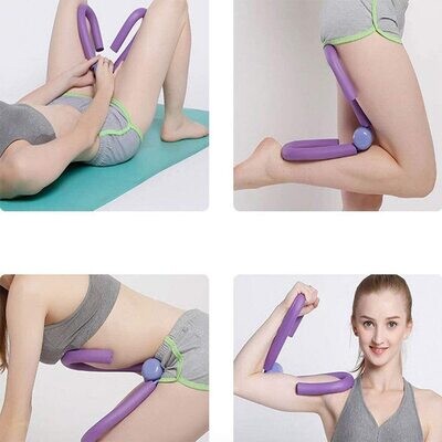 Thigh Exercisers Arm Muscle Chest Waist Trainer Gym Home Fitness Workout Machine Stovepipe Clip Beautiful Leg Instrument (2 Pcs) SC-AT100