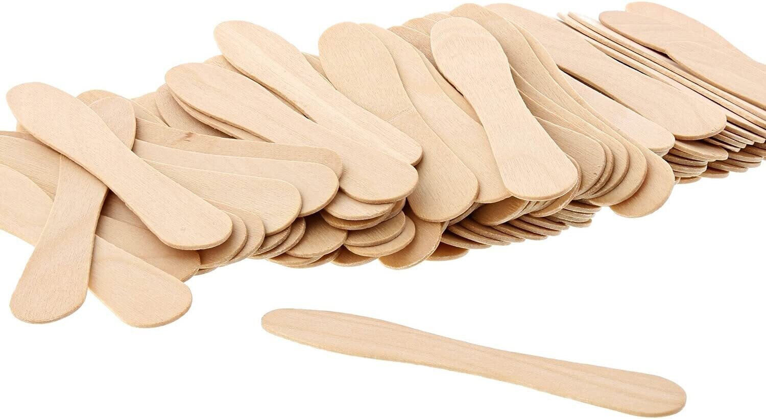Wooden Disposable ice cream Spoons10pcss Dessert Spoons Tasting Spoons