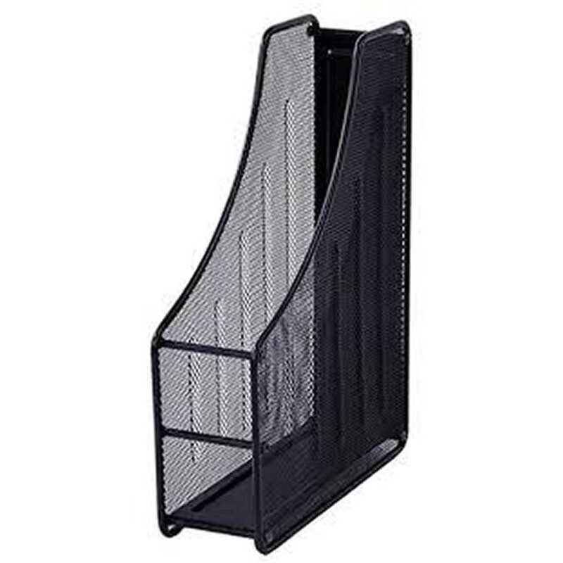 Mesh Stationery 1-Tier Magazine Holder 25372321MM Black MSL-9301