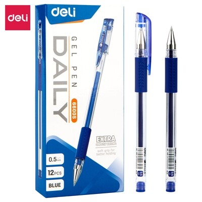 DELI E6600S Gel pen 0.5MM - BLUE