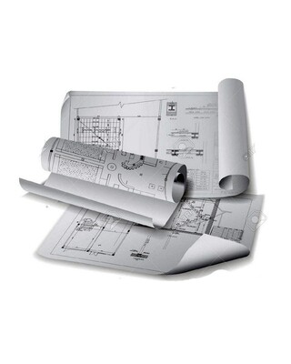 Large Architectural Drawing Paper Roll - Size 880mm x 50m
