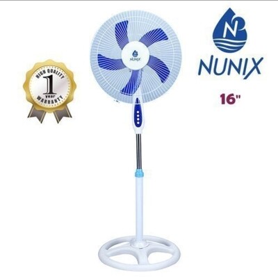 Nunix 16" 5 blades stand fan