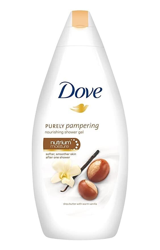 Dove Nutrium Moisture Purely Pampering Nourishing Body Wash 500 ml Lotion