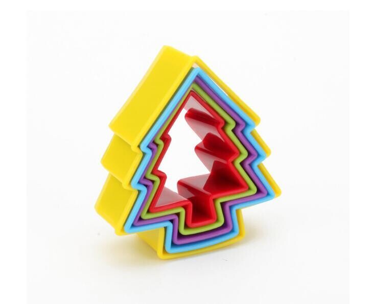 Cookie cutters pine shape 5pc set in various shapes Cookies Biscuits Desserts Paste Cutters Molds
