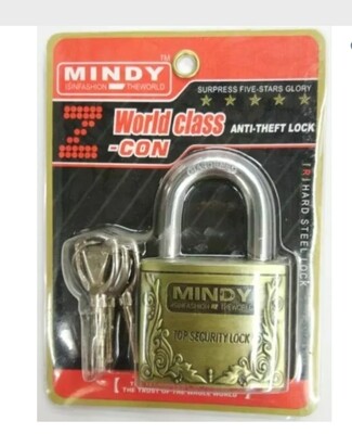 Mindy Security Padlock 60mm - Durable Locking Solution for Enhanced Protection