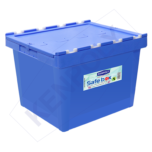Kenpoly Safe Box No.1 L510 x W420 x H370 59litres. BLUE