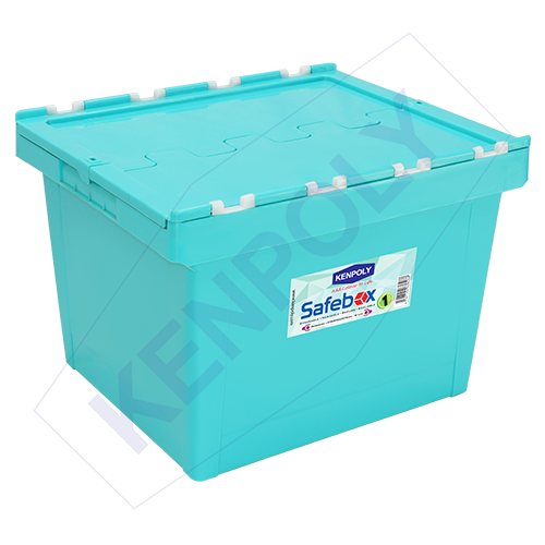 Kenpoly Safe Box No.1 L510 x W420 x H370 59litres. GREEN
