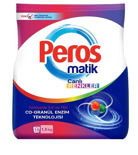 Peros machine wash 1.5kg for bright colours
