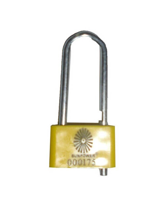 Padlock security seal metal  L64MM steel wire Dia4MM SUNPDLS64-4