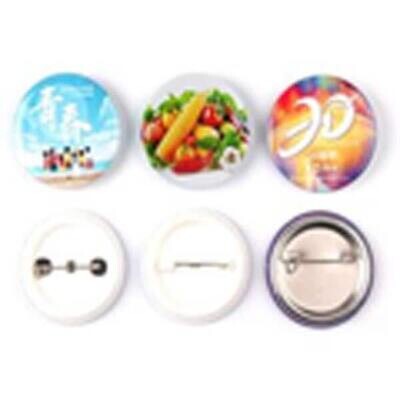 58MM BADGE BUTTON WITH DUTCH PIN (PLASTIC+METAL+FILM)