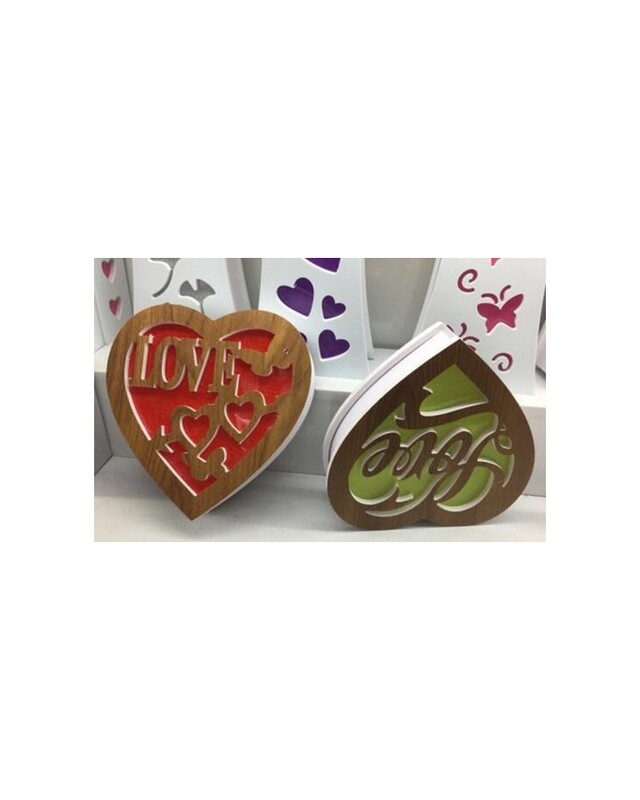 Heart shaped photo frame 8120