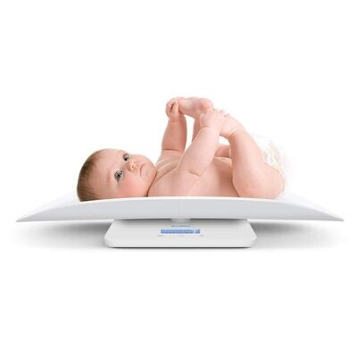 Electric Baby Scale, Pet Scale, Multi-Function Toddler Scale, Digital Baby Scale, Blue Backlight, Weight and Height Track