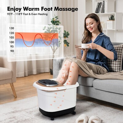 Fashionable foot bath massager 500W, 220-240VAC, GOLD MS-Z80