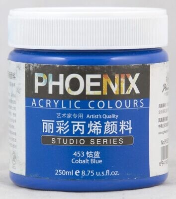 Phoenix acrylic colours 250ml Cobalt blue