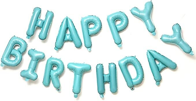 Happy Birthday Banner 3D Gold Lettering  Foil Letters  Inflatable Party Décor and Event Decorations for Kids and Adults Reusable, Ecofriendly Fun