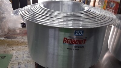 Redberry 12pcs aluminium sufurias no.12-23