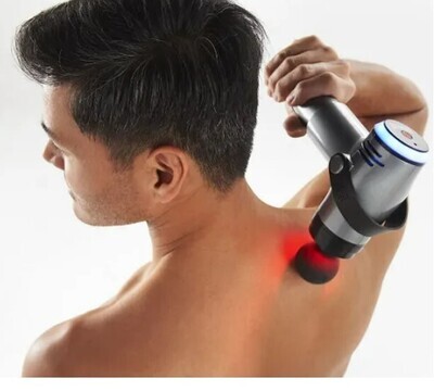 Deep muscle tissue massage gun, with several attachments rechargeable and portable ST801