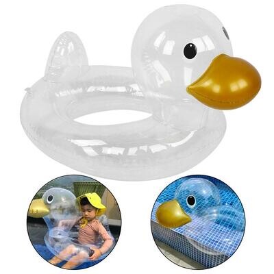 Swim Ring Floating Duck Transparent, For Age 3-6