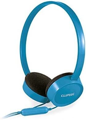 CLiPtec® BMH831 URBAN KIDS-CHAT Dynamic Stereo Multimedia Headset for Children (Music Playback and Mic for Smartphones) - Blue