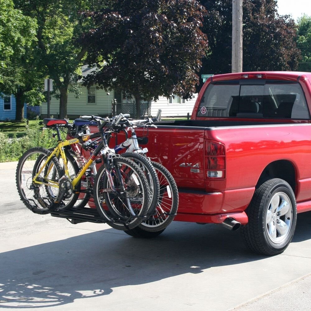 Deluxe Hitch Bike Rack Carry 3 Bikes with Adjustable Class III