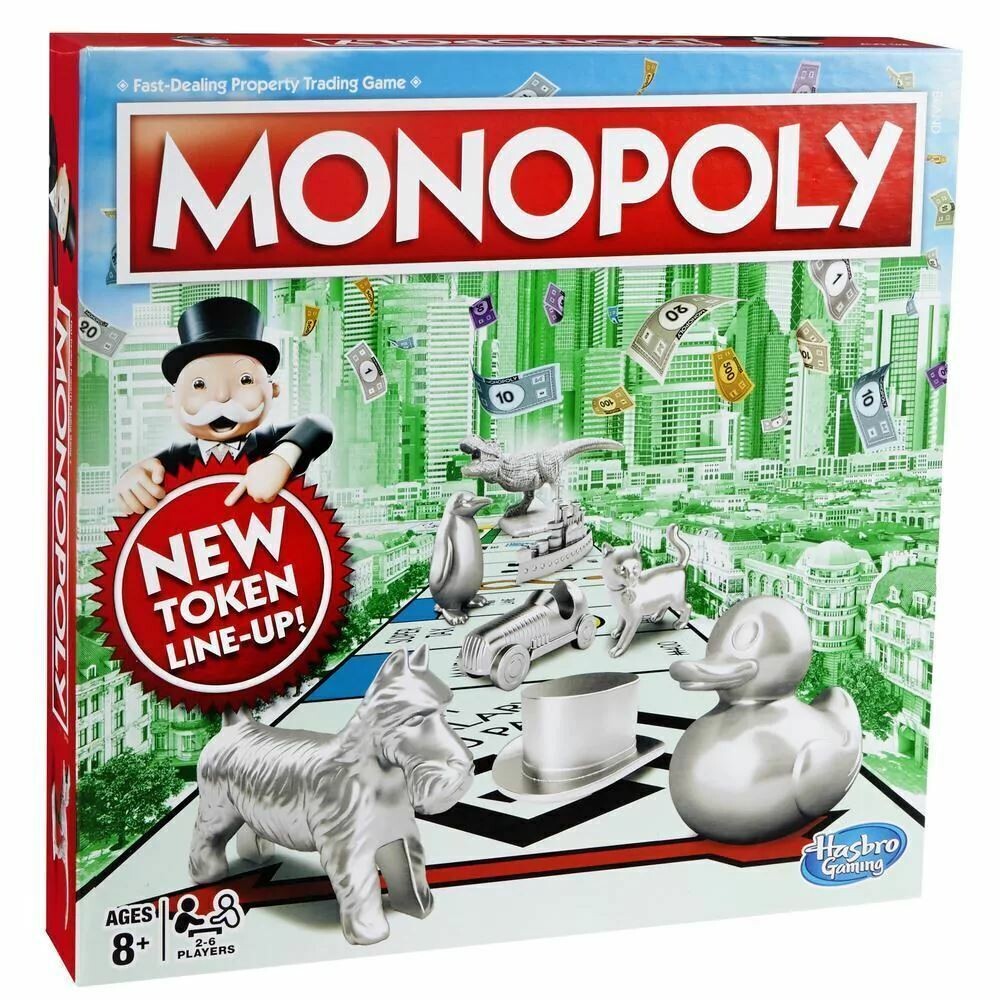 Hasbro Monopoly Fast Dealing Family Property Trading Board Game E82720000