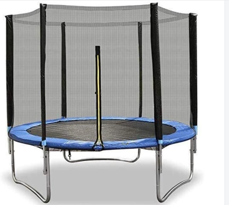 Exercise Trampoline 8 Feet with Height Adjustable Handrails