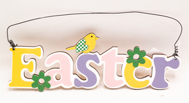 Easter Wood Carved Hanger - Charming Seasonal Decor #SYFHJ-6922106