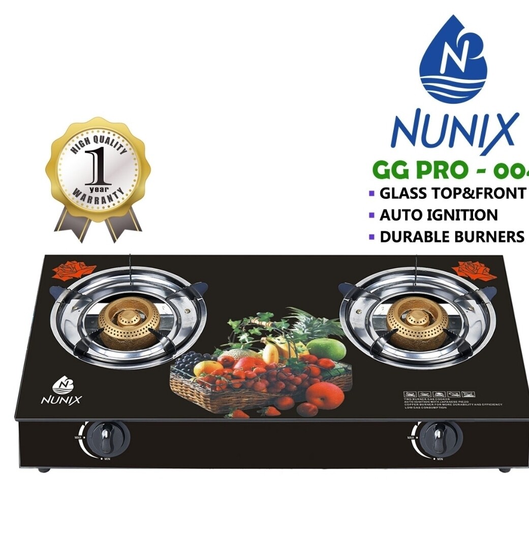 Nunix GG PRO -004 2 burner table top gas cooker