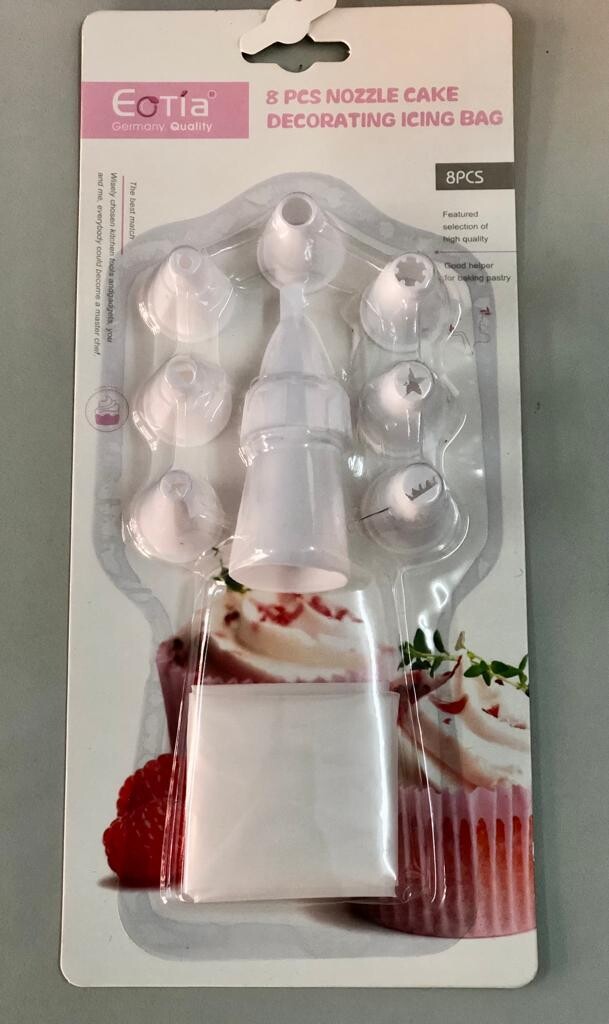 pastry cake icing bag,7nozzles for cake decoration